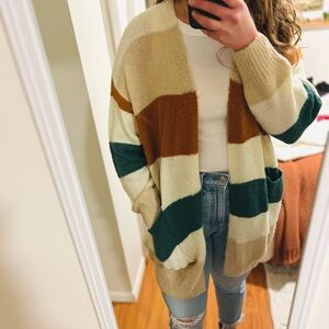 Cozy Colorblock Cardigan